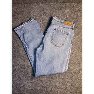 DENIZEN from Levi's Jeans Women 18M Blue Denim Stretch Faded Straight Leg Preppy